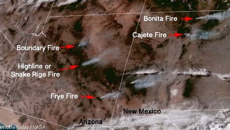 current southwest wildfires.